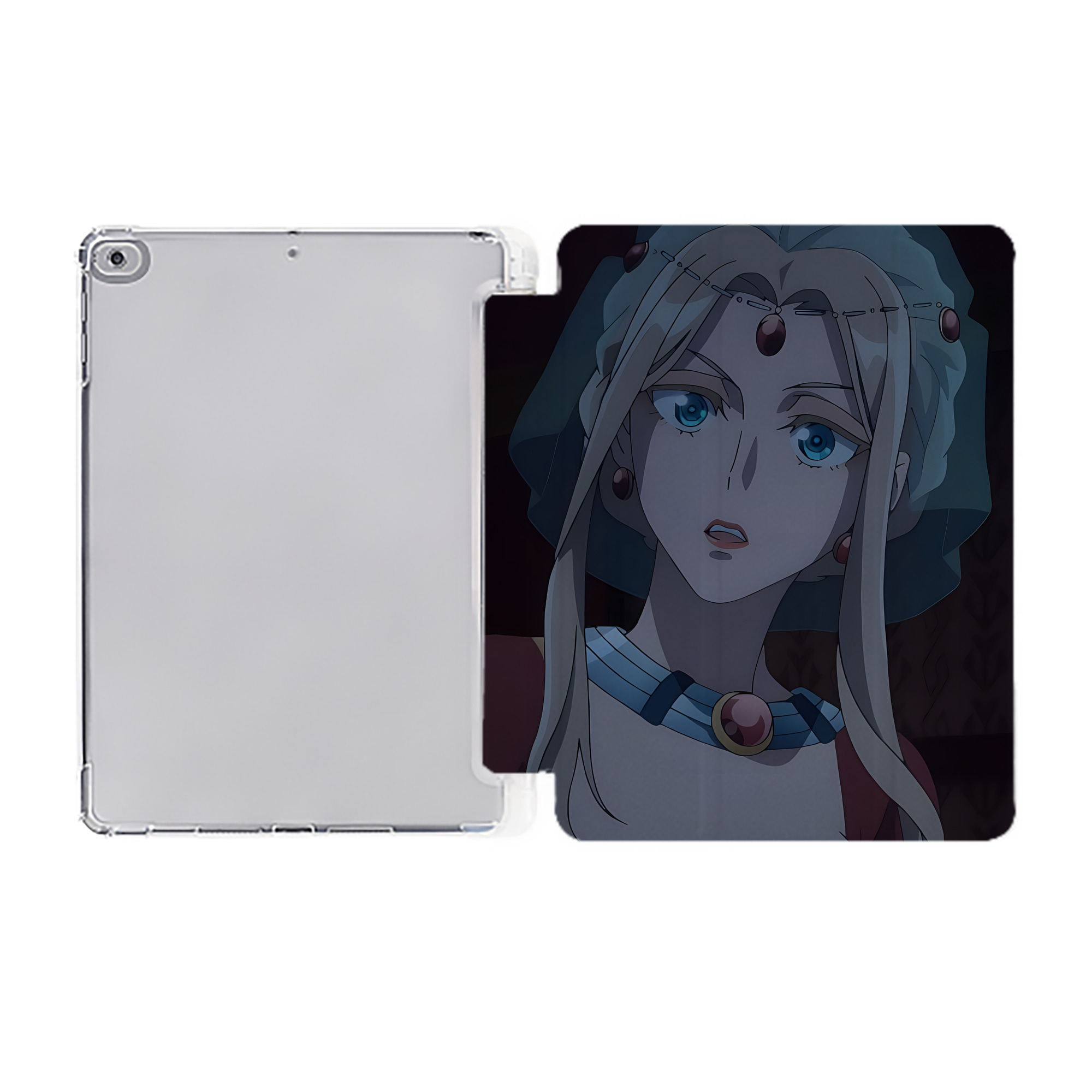 （画像用） 薬屋のひとりごと The Apothecary Diaries IPad ケース ペン収納付き 三つ折りスタンド PUレザー×シリコン 対応機種9.5/10.5/10.9インチ